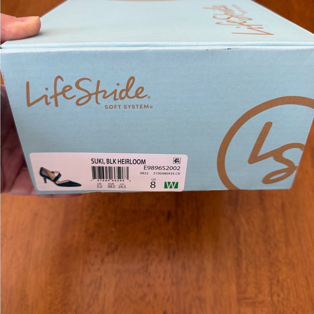Life Stride Black Women's Heels - Picture 5 of 6